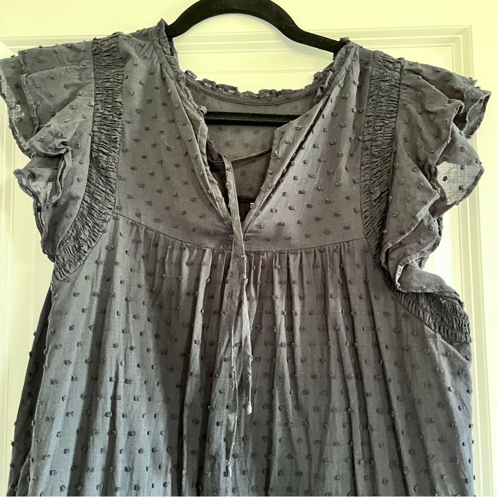 Who What Wear Ruffle Short Sleeve Dress - Picture 5 of 6